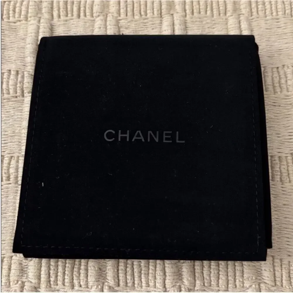 CHANEL Pearl & Denim Blue CC Heart Bracelet